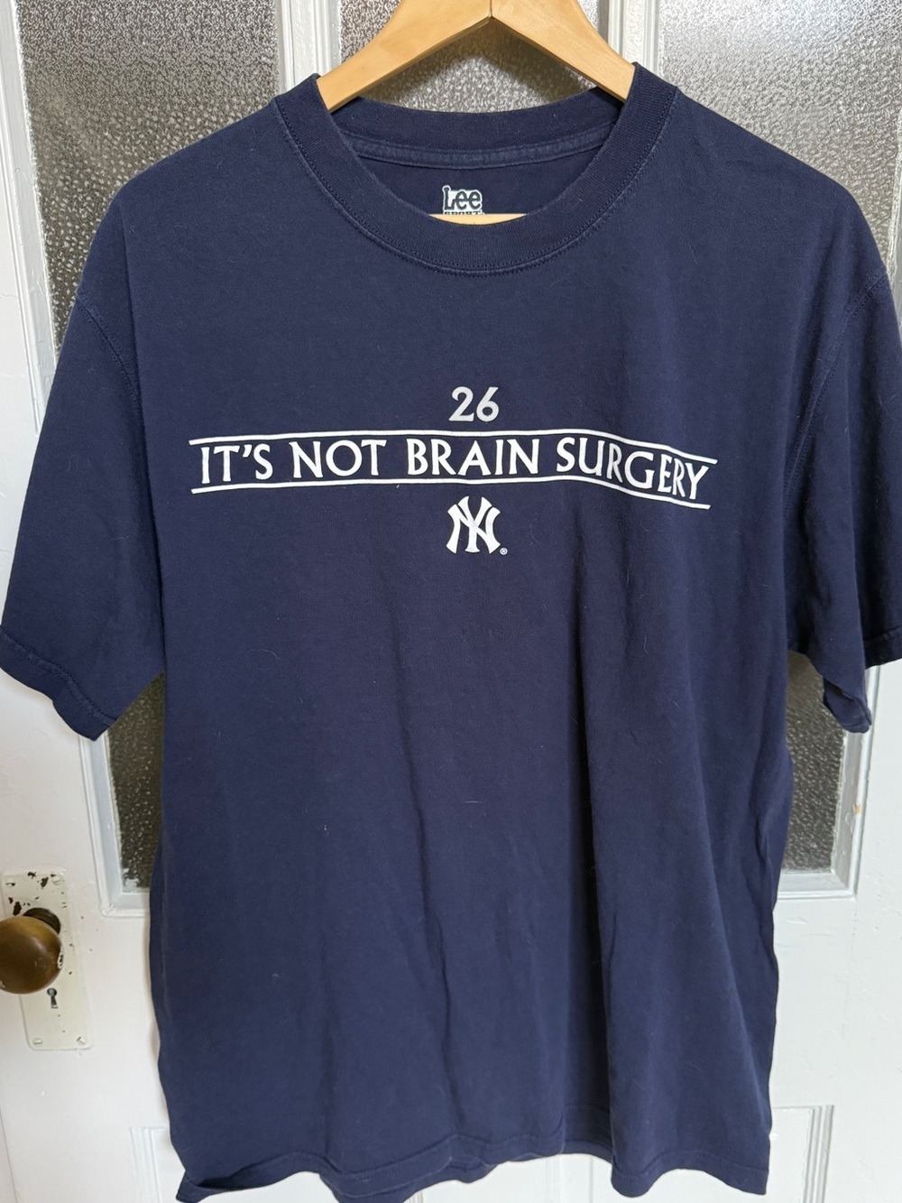 New York Yankees 26 World Series Championships T-Shirt Mens L